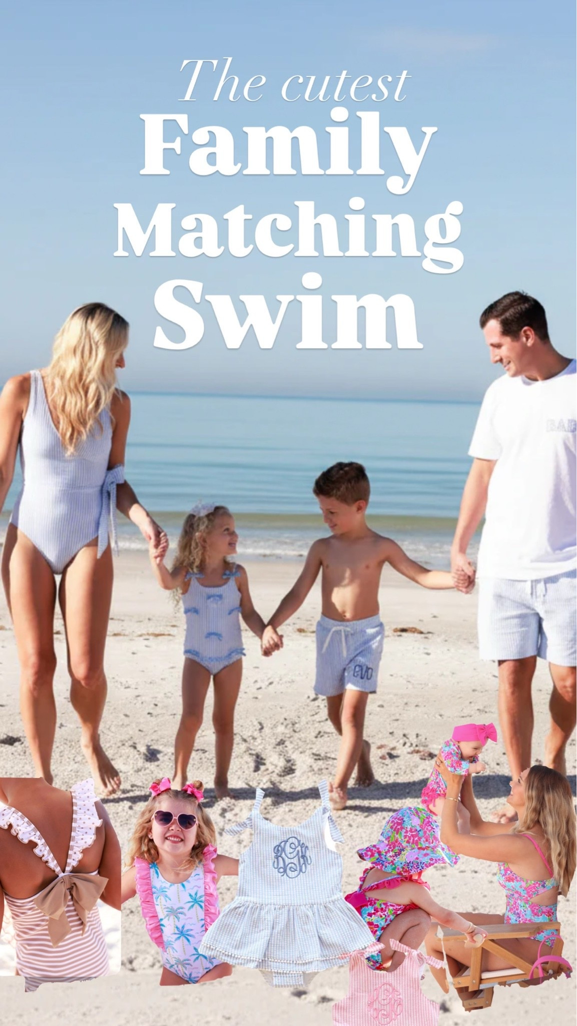 The Prettiest Family Matching Swim with  Caden Lane🌊🦀 we LOVE the quality of these the kids can get so much use out of them. NEW monogrammed swim is so classic and they make the best gifts too! 


✨SIZING✨Everything is petite friendly I’m 5’2” 125lbs wearing small top/dress and small/4 bottoms 
.
Swimsuit, Caden lane, family matching outfit, family photo outfits, family matching swim, one piece swimsuit, kids swimsuits, kids swim, baby swim suit, rash guard, towel, personalized gifts, baby outfits, mommy and me, mommy and me matching, baby hat, onesie, baby pjs, baby outfit? monogrammed, found it on Amazon, Tuckernuck, target shoes, Walmart shoes, sandals, shoes, SPANX, Walmart finds, Walmart set, 2 piece set, Walmart sale, Skincare, anti aging skin care, pdrn, red light therapy,  jeans,, 

Follow my LTK @nikkiferrara on the @shop.LTK app to view this post and get my exclusive app-only content!

#LTKSwim #LTKKids #LTKBaby
