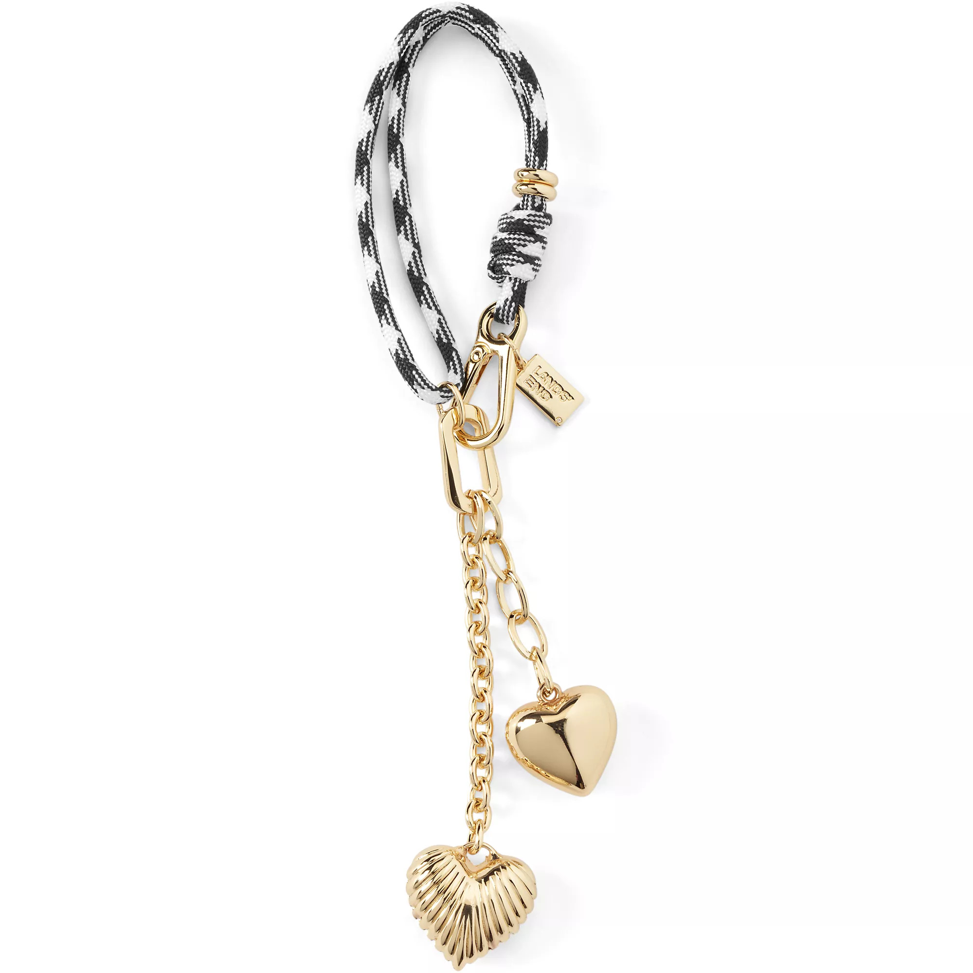 Corded Heart Bag Charm | Lands' End (US)
