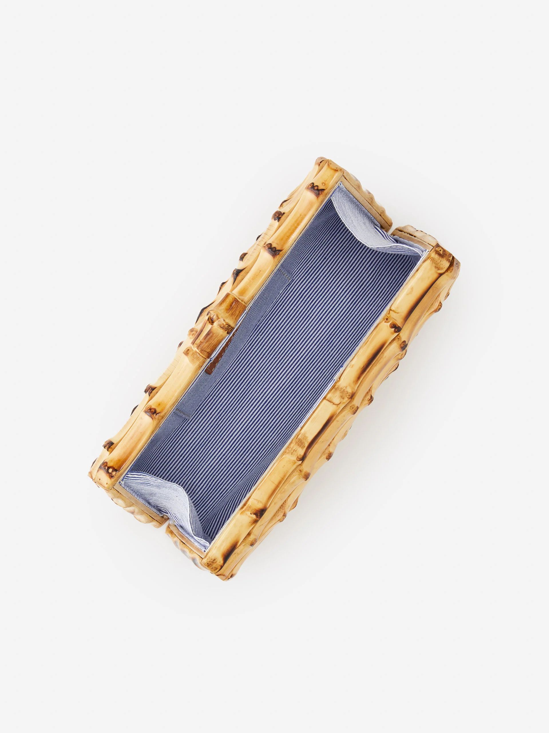 Natural Kendra Bamboo Clutch | Women's Handbags  | J.McLaughlin | J.McLaughlin