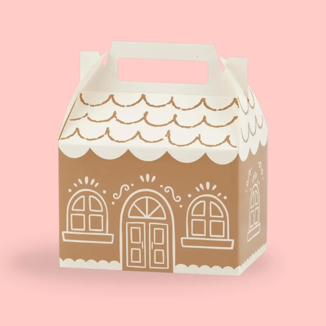 Party Favor Boxes, Gingerbread House Gable Treat Boxes - Etsy | Etsy (US)
