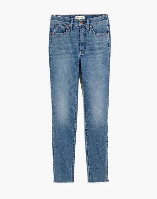 Plus Curvy High-Rise Skinny Jeans in Ainsworth Wash: Raw-Hem Edition | Madewell