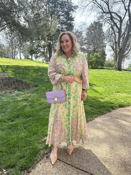 This dress is gorgeous!!! So unexpected. 
Easter dress spring dress Mother’s Day dress 

#LTKmidsize #LTKfindsunder100 #LTKover40