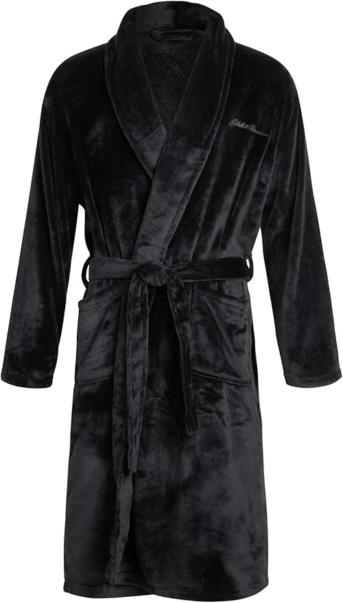 Eddie Bauer Mens Robe Plush – Soft, Fuzzy & Fluffy Fleece Spa Robes for Men | Bathrobe with Bel... | Amazon (US)