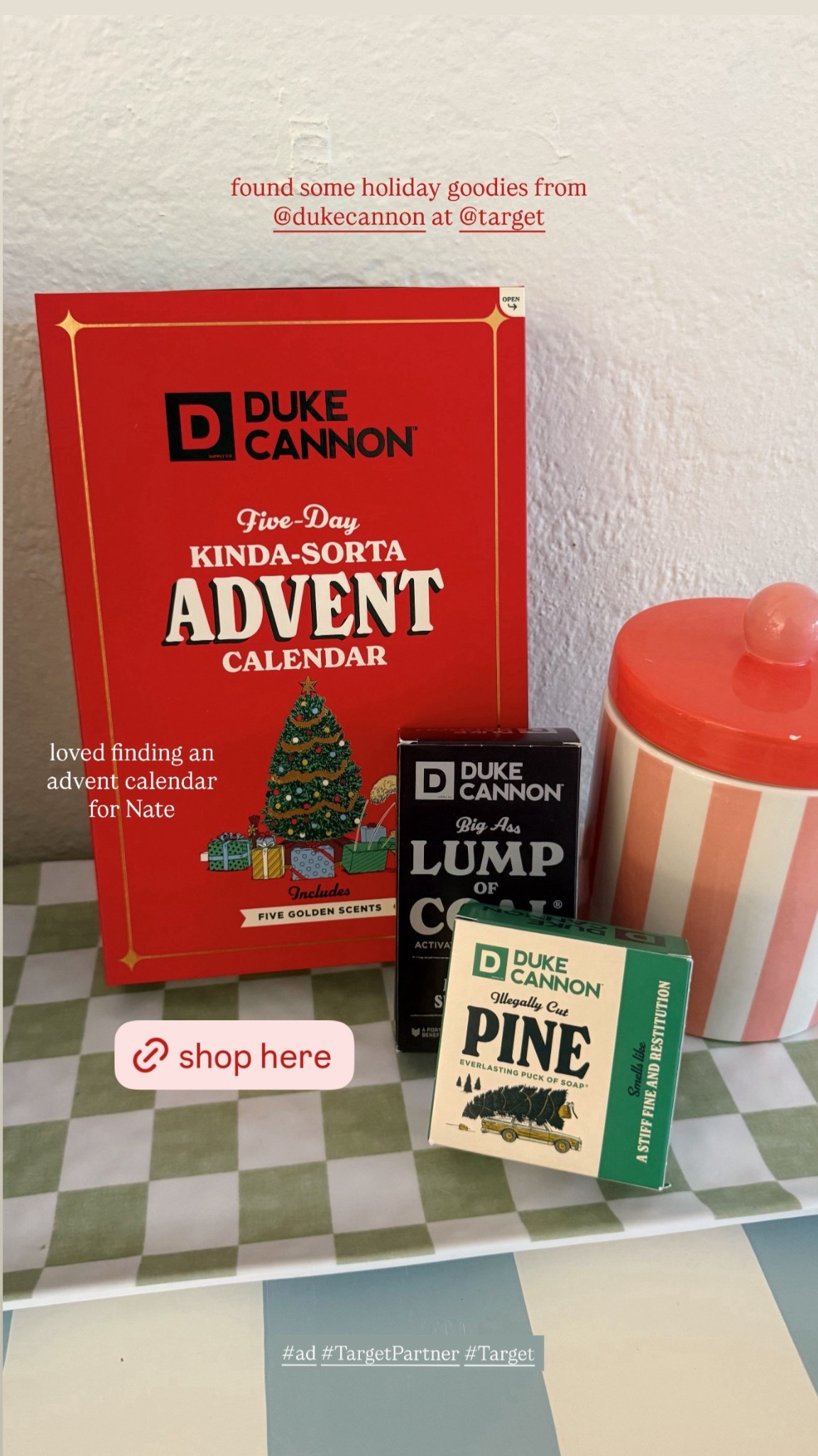 #ad such a fun advent calendar for the men in your life #TargetPartner #Target @target @dukecannon