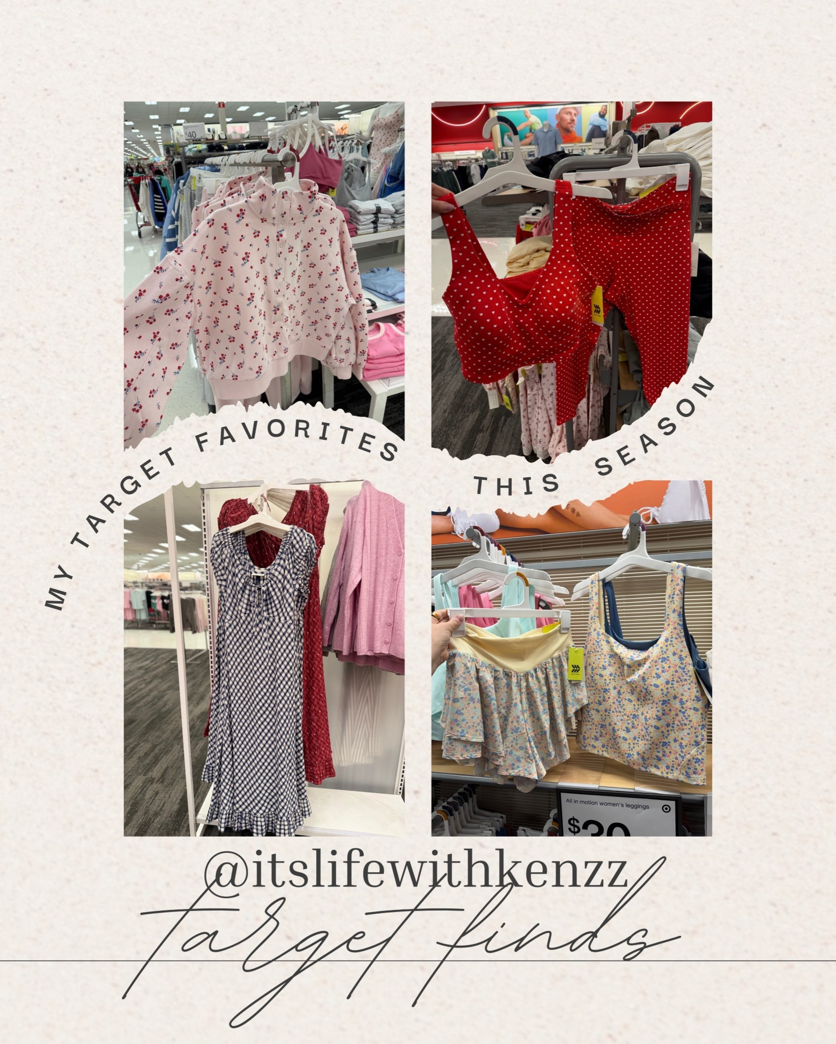 some of my favorite new finds at Target! what are your favs this season? 



#LTKfitnessgoals #LTKMidsize #LTKootd