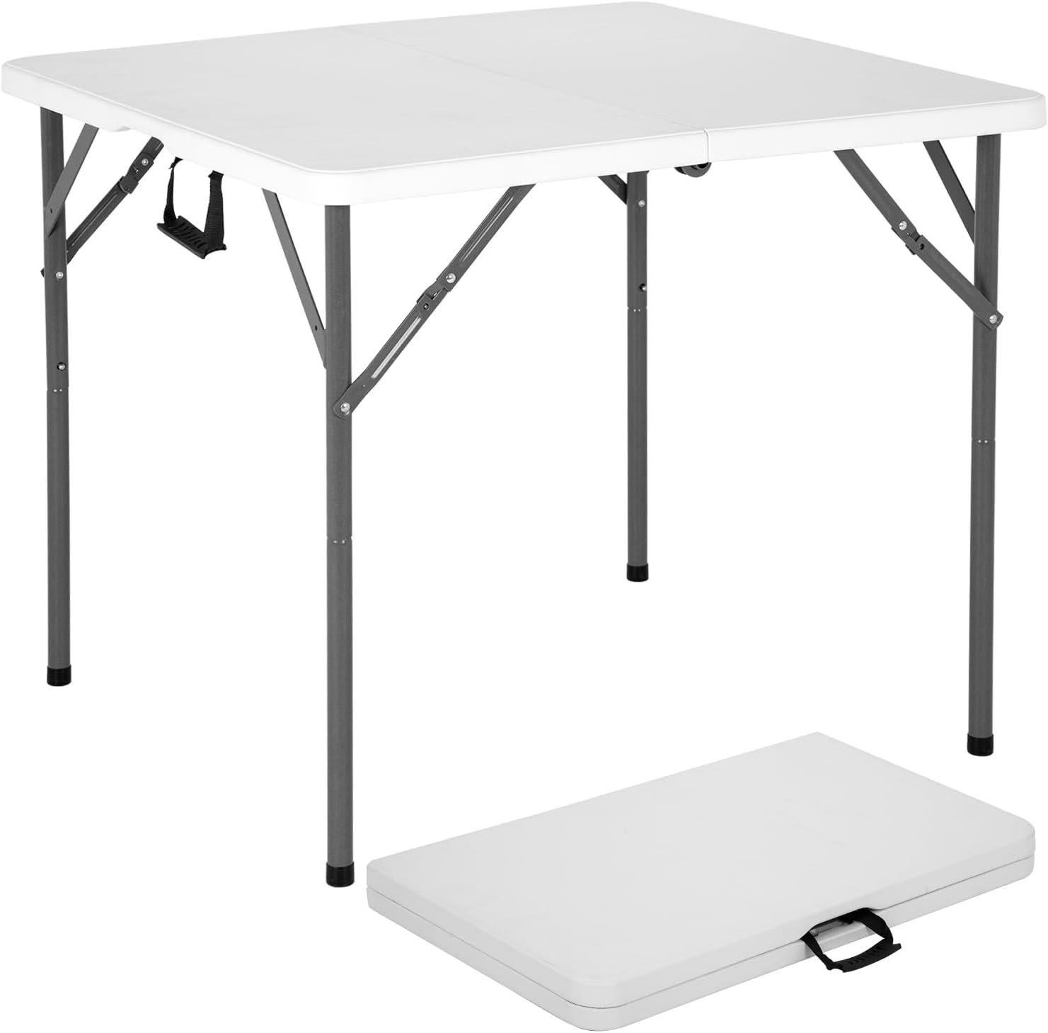 BestOffice | 34" Folding Table | White | Portable Plastic Table | Amazon (US)
