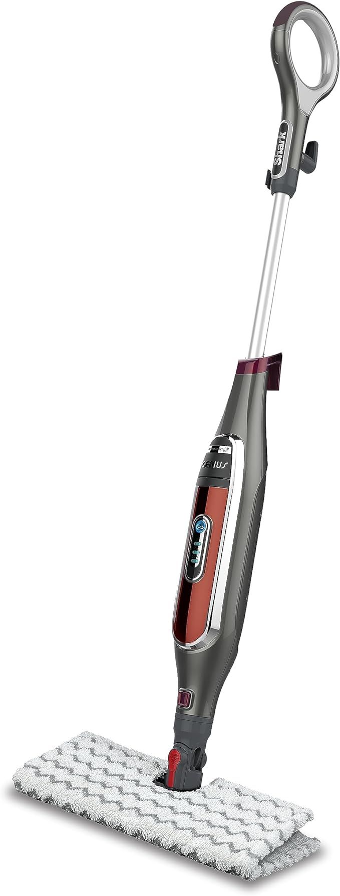 Shark S5003D Genius Hard Floor Cleaning System Pocket Steam Mop, Burgundy/Gray | Amazon (US)