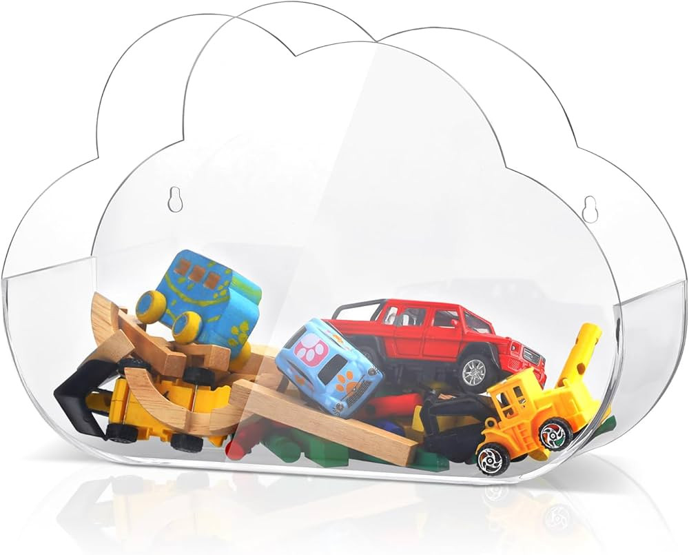 Yungyan Acrylic Toy Dispenser for Wall Mounted Wall Toy Organizer for Kids Hanging Storage Displa... | Amazon (US)