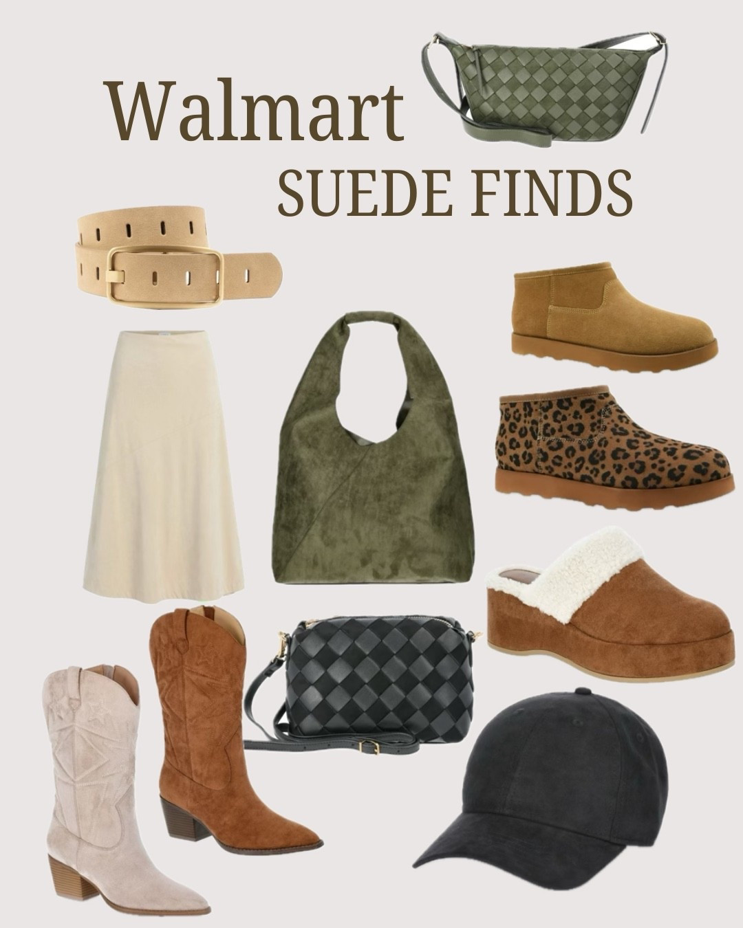 Walmart Time and Tru has so many faux suede things! I have bought the long skirt and love it. It’s great with boots to dress it up or sneakers and a tee. 


#LTKSaleAlert #LTKFindsUnder50 #LTKMidsize