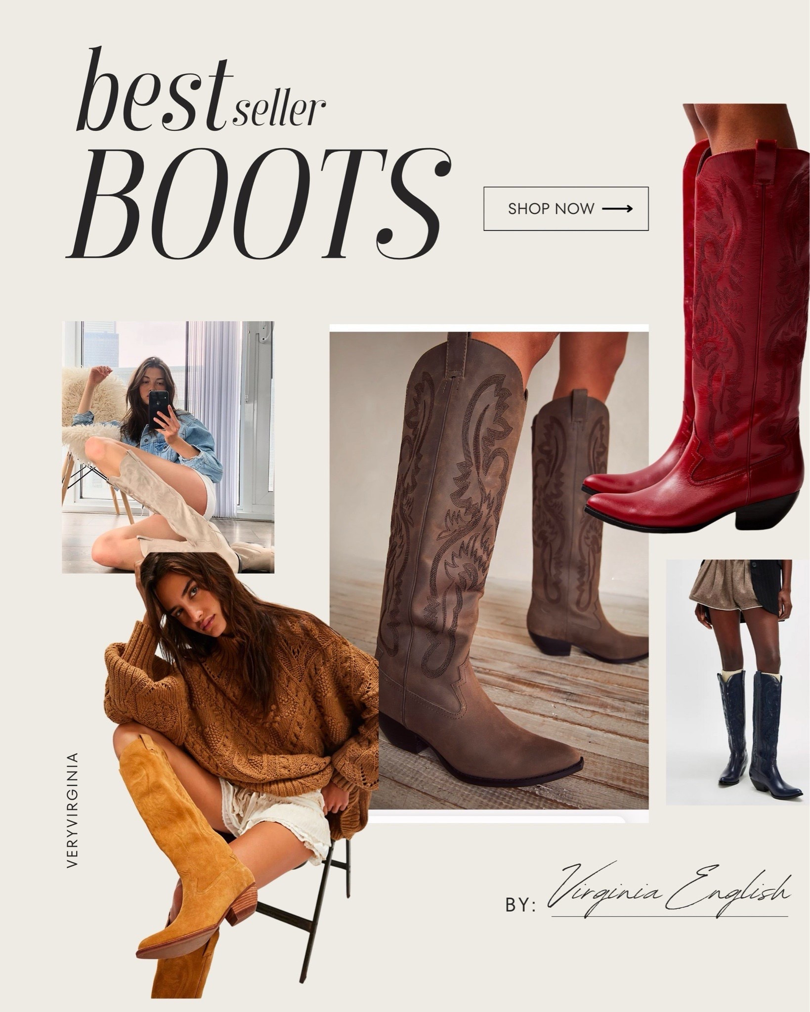 Extra tall cowboy boots 

#LTKTall #LTKCyberWeek #LTKootd