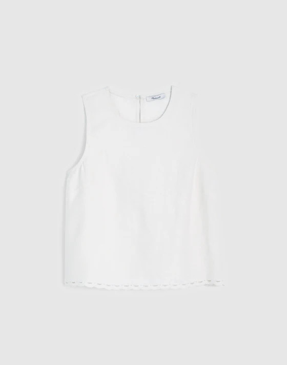 Shell Top in 100% Linen | Madewell