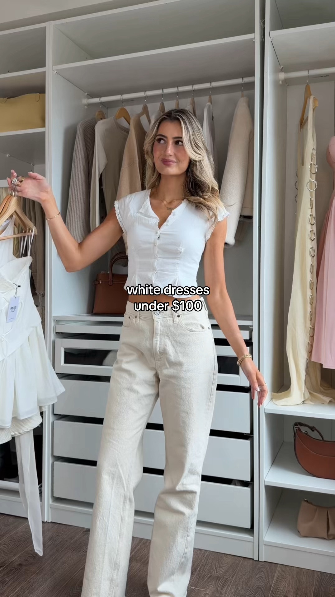 White dresses for under $100

#LTKWedding