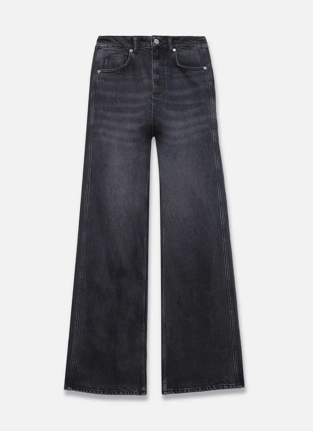 Black Wash Straight Jeans | Mint Velvet