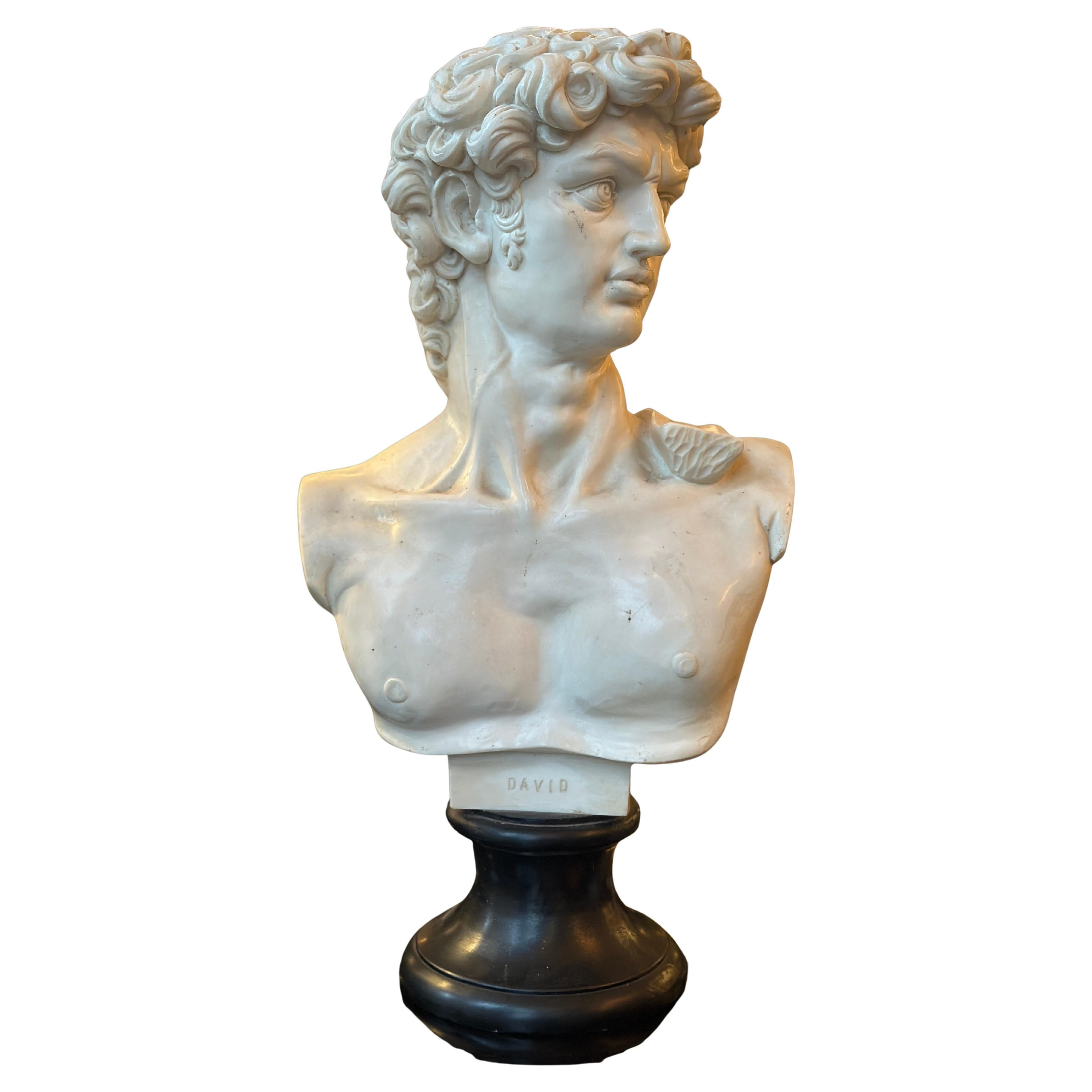 A Composite Marble Bust Of David | 1stDibs