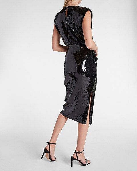 Sequin Midi Dress | Express
