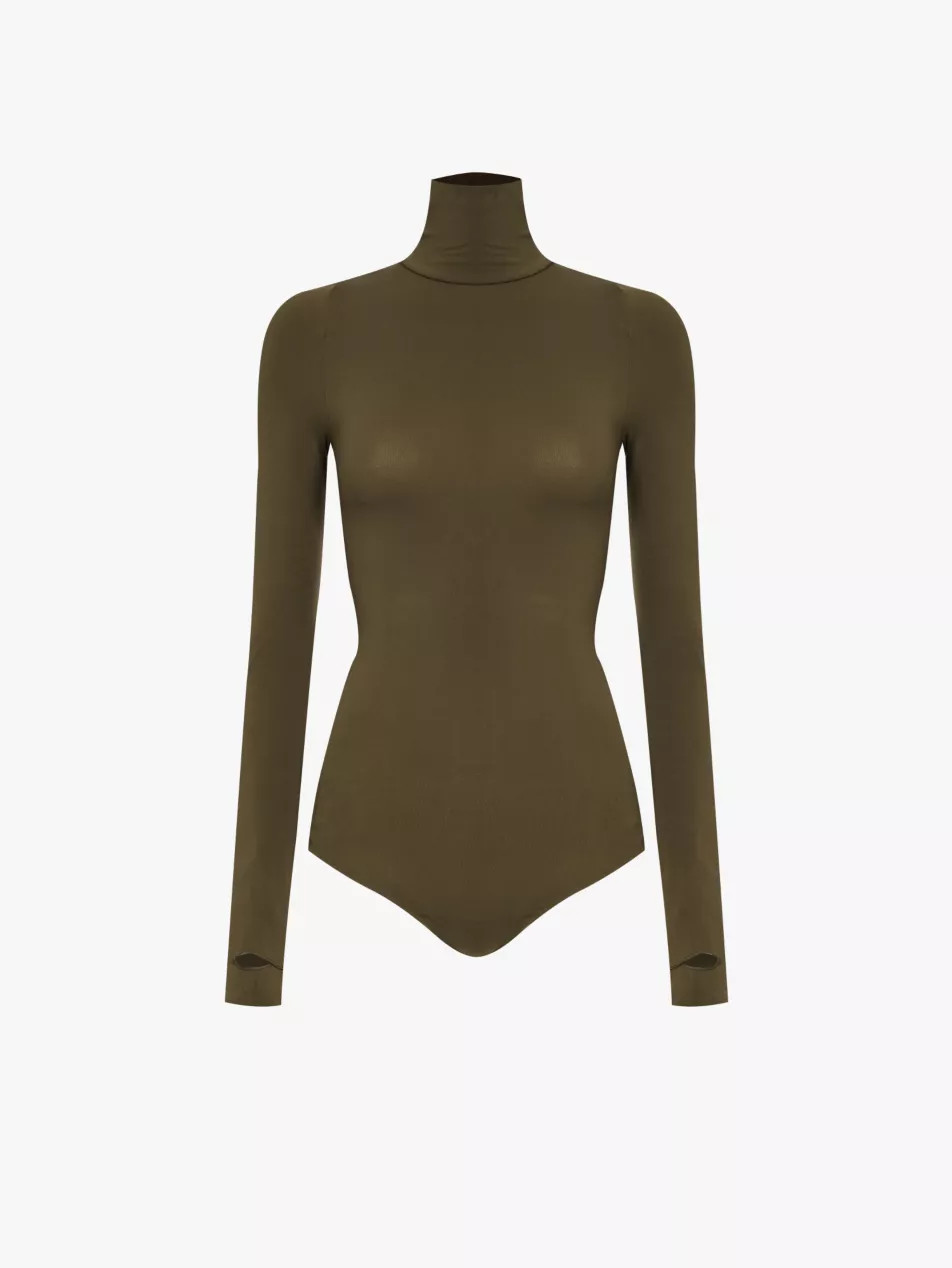 Ballet turtleneck stretch-woven body | Selfridges