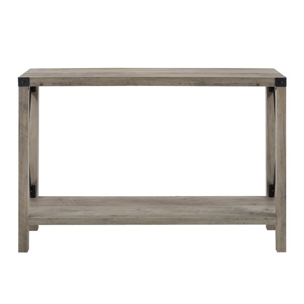 Magnolia Metal X Grey Wash Entry Table by Desert Fields | Walmart (US)