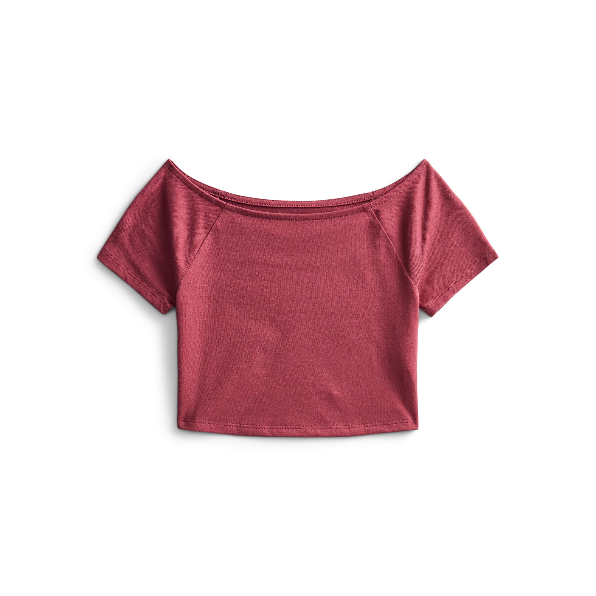 Weekend Academy Girls Wide Neck Knit Top with Short Sleeves, Sizes 4-18 | Walmart (US)