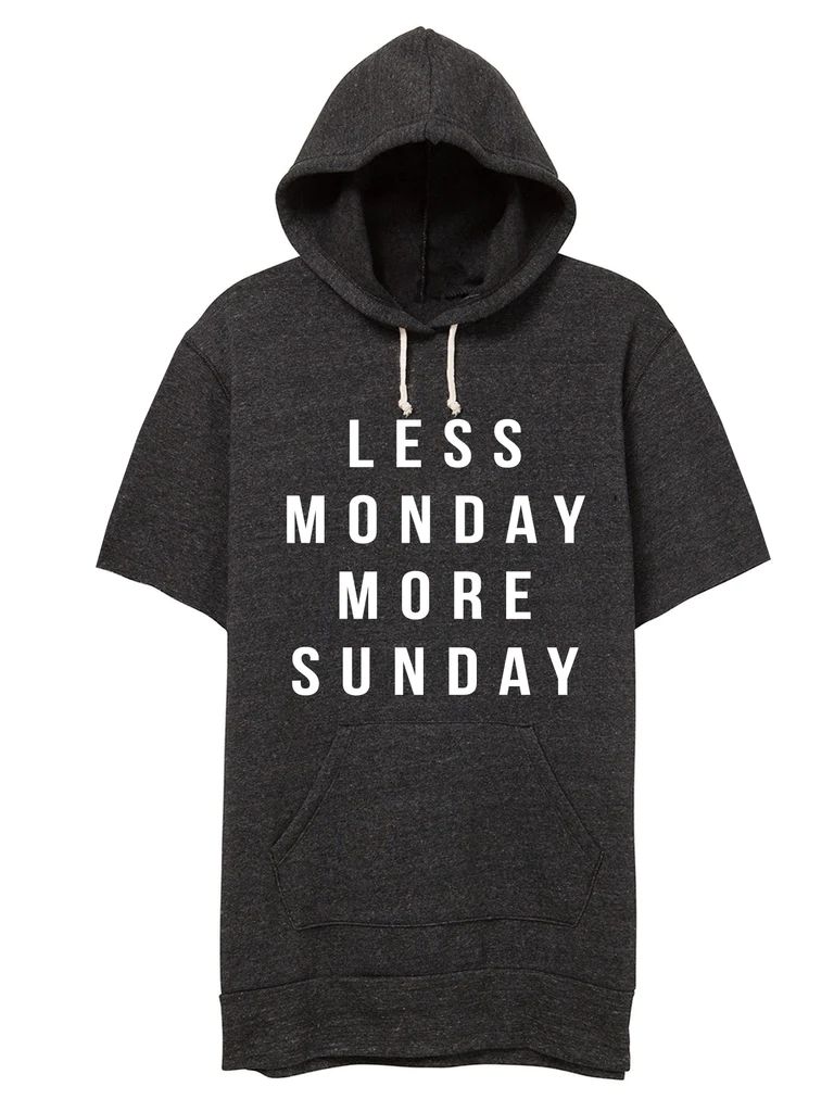 Less Monday Cut Off Sweatshirt | Shop Hello Fashion 