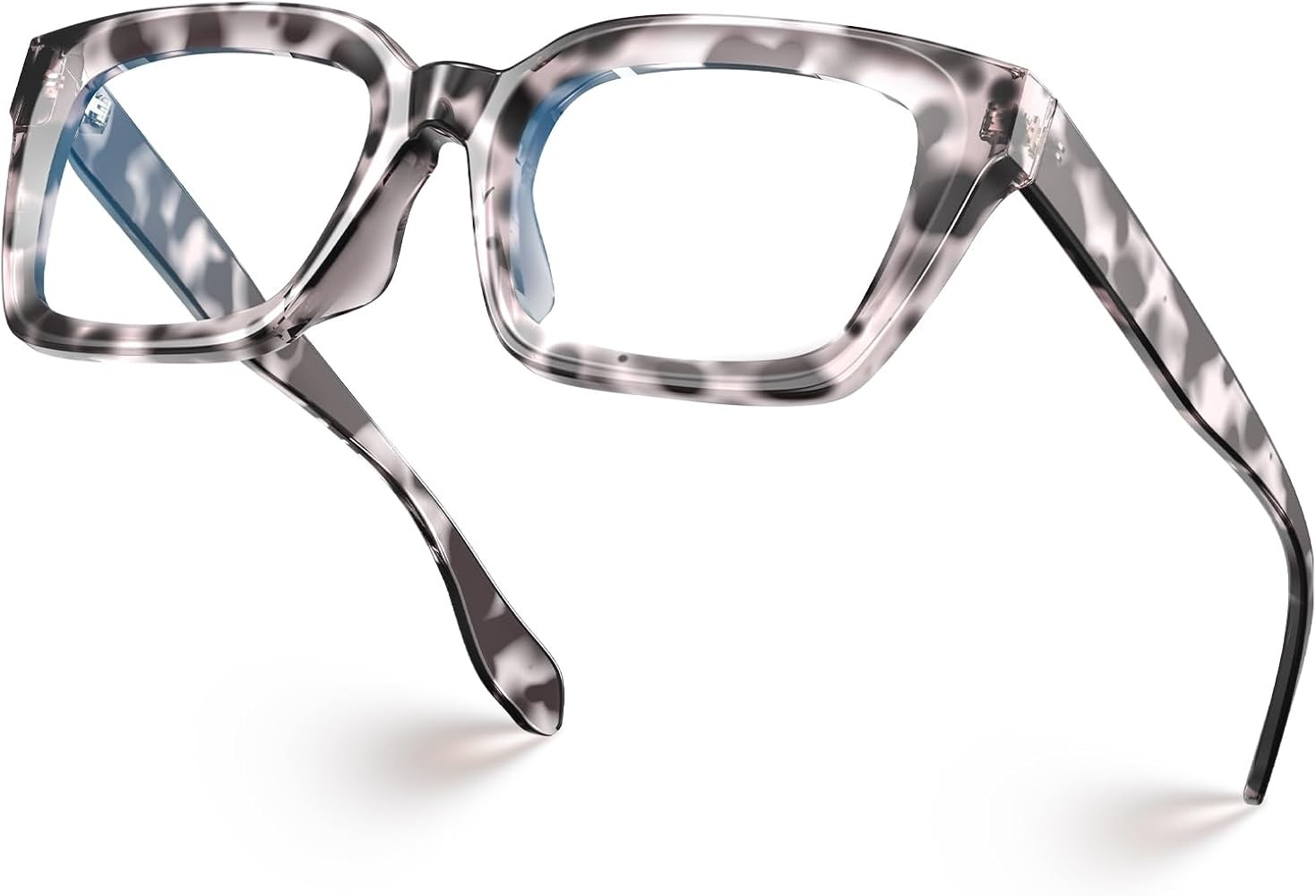 VISOONE Chunky Square Blue Light Blocking Glasses with Anti Computer Glare for Working Women Men ... | Amazon (US)