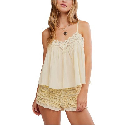 intimately fp Women's Woven Lace Cami - Pear Sorbet XL | Target