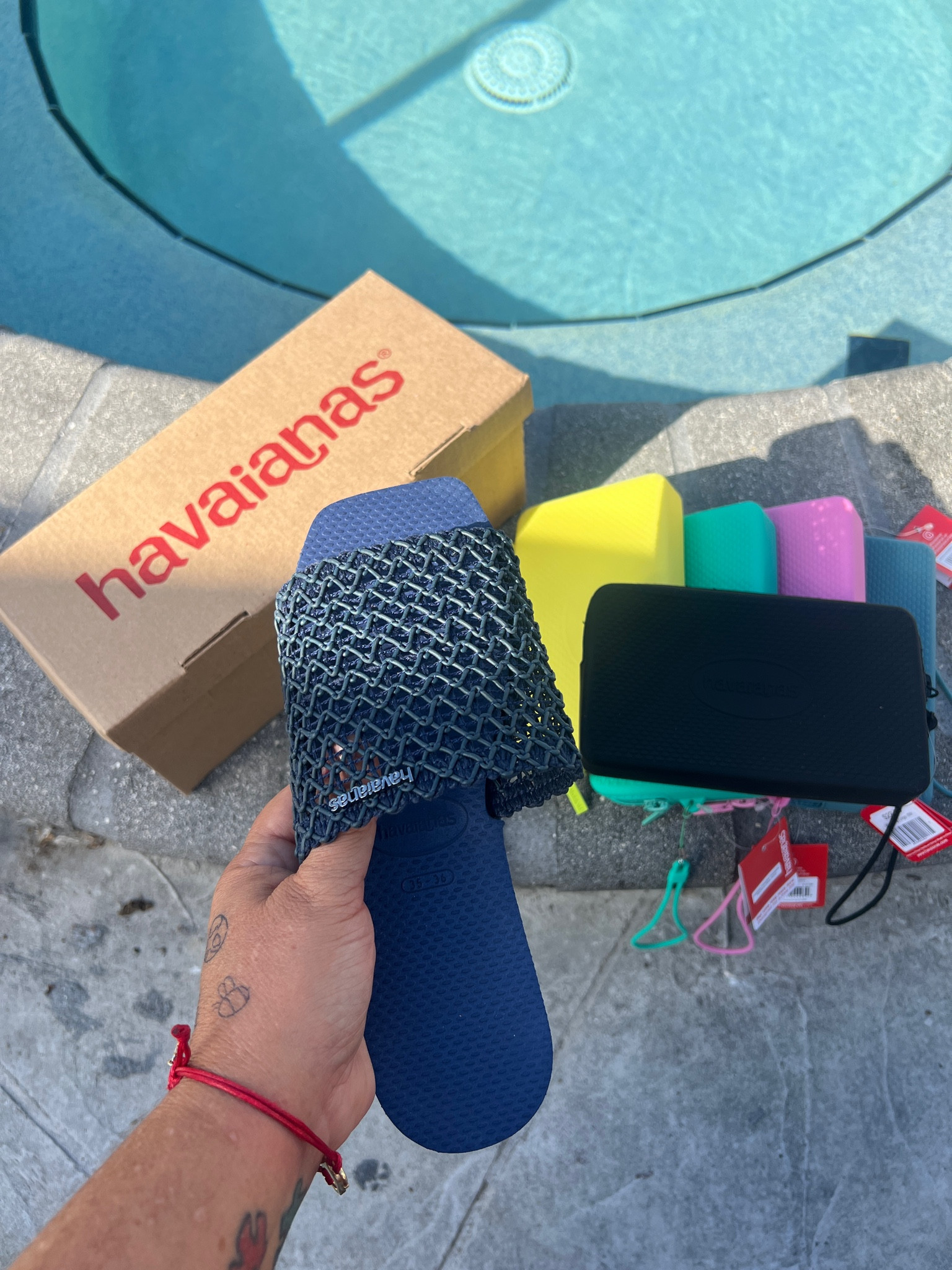 “Introducing the Havaianas You Cannes sandals for women inspired by the coast of the French Riviera. This slide sandal design is made of a braided straw weave upper for the ultimate laid back look. This chic square toe sandal for women is made for vacation and summer days around town." 

Hit the beach or the town with your essentials stowed safely in the stylish Minibag Plus. Featuring our signature rice pattern in a rainbow of colors and finished with a Havaianas logo. Your phone--even the big ones! ID, credit cards, and a lip gloss or two stay secure and protected thanks to a zipper closure and water and sand-resistant construction. A sleek wrist strap lets you carry it all in comfort.

#LTKShoeCrush #LTKMidsize #LTKSummerSales

#LTKOver40 #LTKItBag #LTKFindsUnder100