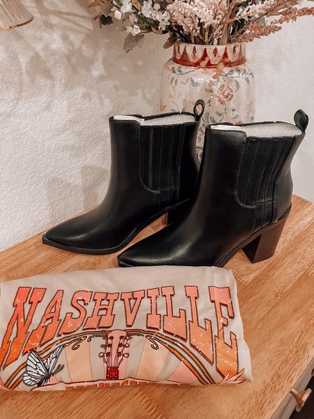 Getting all my Nashville outfits in! 🎸🎶✨ LOVE these booties!! 

#LTKstyletip #LTKsalealert #LTKfindsunder50