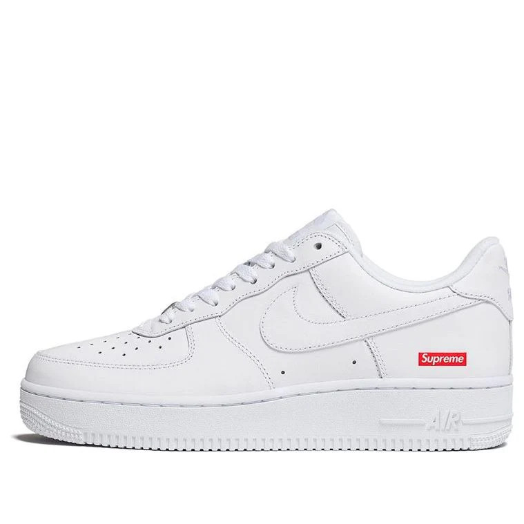 Nike x Supreme Air Force 1 Low 'Box Logo - White' CU9225-100 | KICKS CREW