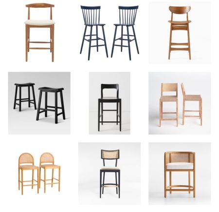 Almost everyone I zoomed with yesterday was looking for barstools so here’s a round up of favorites, from budget level to ballin’ level. Beyond the seat itself, I typically gravitate towards natural materials for bar stools and counter stools. I think a few are on Memorial Day sale! 

#LTKhome #LTKsalealert #LTKunder100
