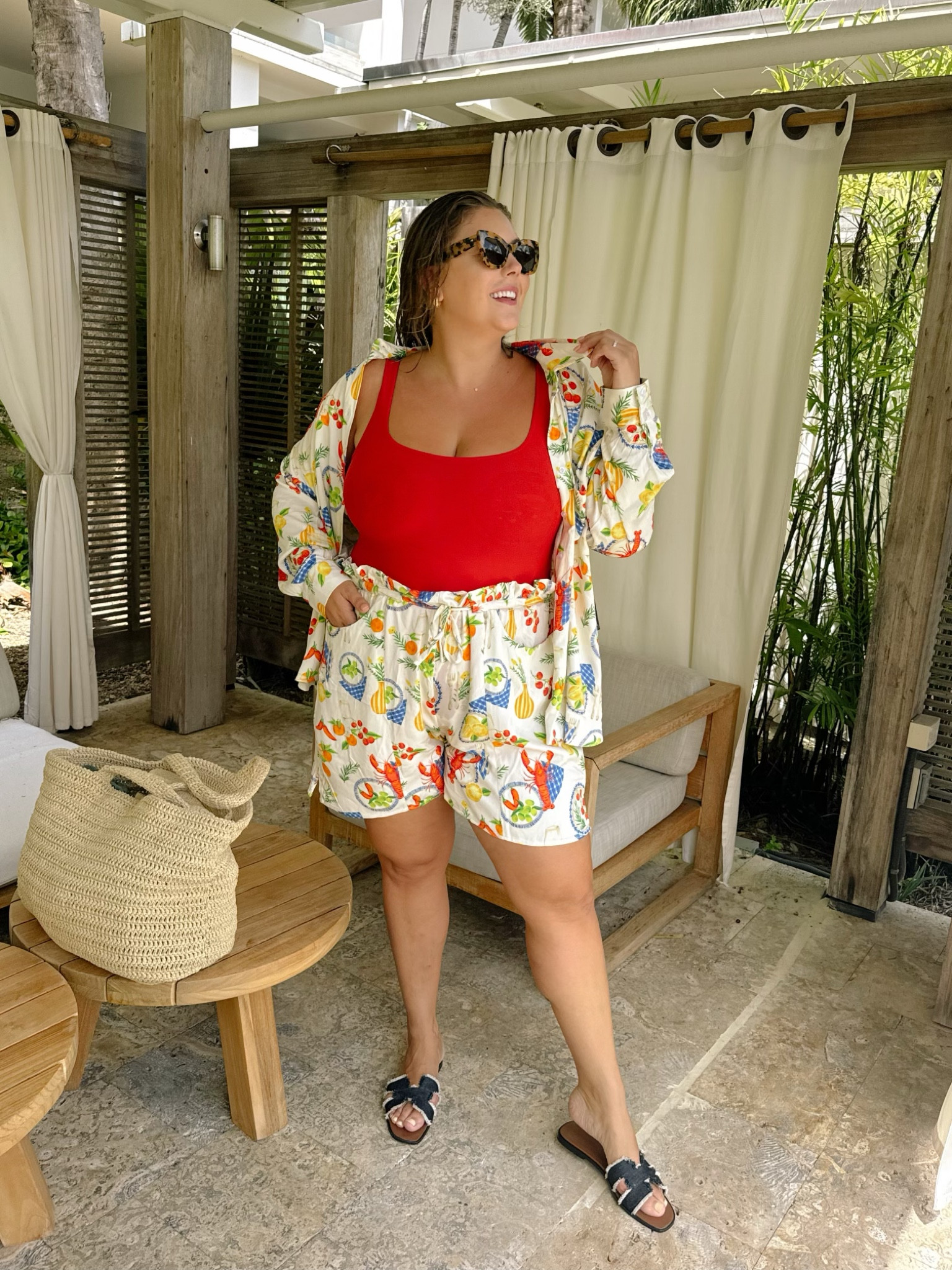 Wearing size 18 in set & 2X in swimsuit. Sharing similar styles! 

#LTKTravel #LTKSwim #LTKMidsize