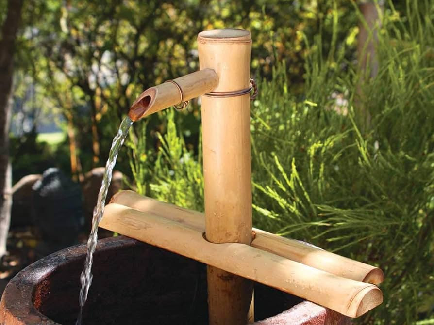 Bamboo Accents Zen Garden Water Fountain Kit - Adjustable Spout with Smooth Matte Finish, Include... | Amazon (US)