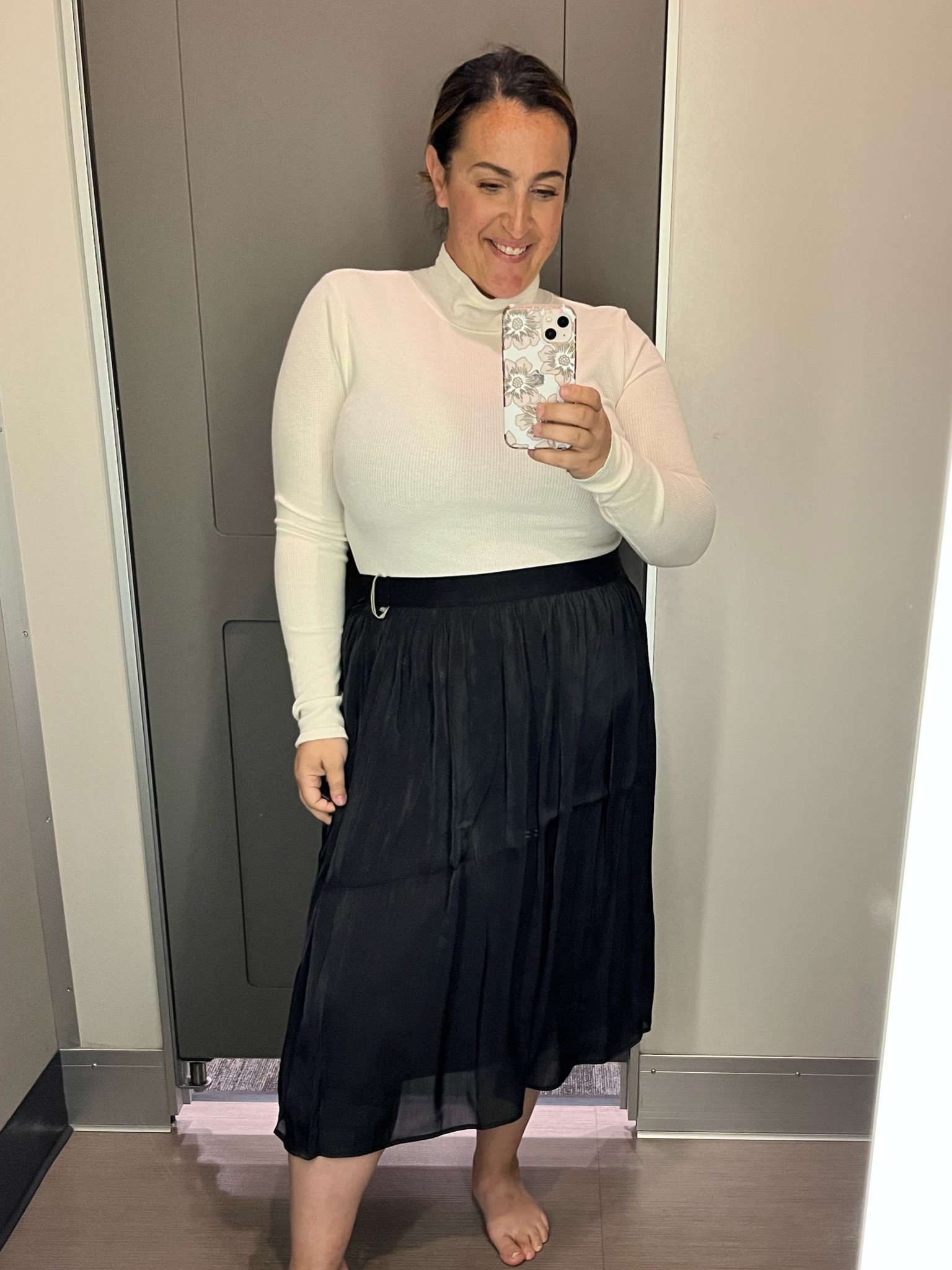 This pleated midi skirt from target is seriously cute! Great quality, perfect for the holidays. I’m in a size XL. The turtleneck is universal thread and also great quality. 

#LTKSeasonal #LTKstyletip #LTKHoliday