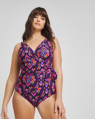 Joe Browns Tropadelic Non Wired Wrap Swimsuit | Simply Be | Simply Be (UK)