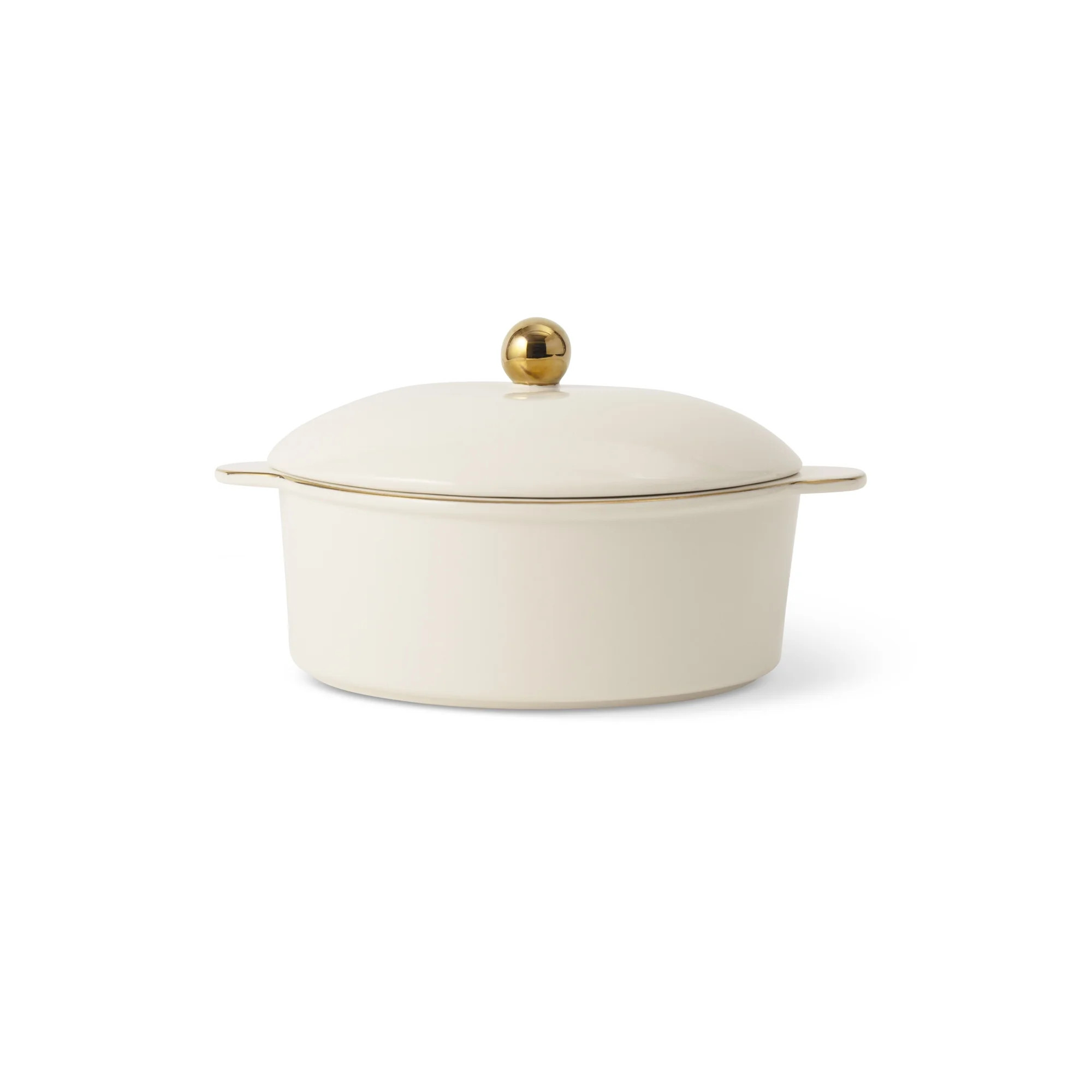 Thyme & Table Ceramic 64oz Casserole Dish – Cream | Walmart (US)