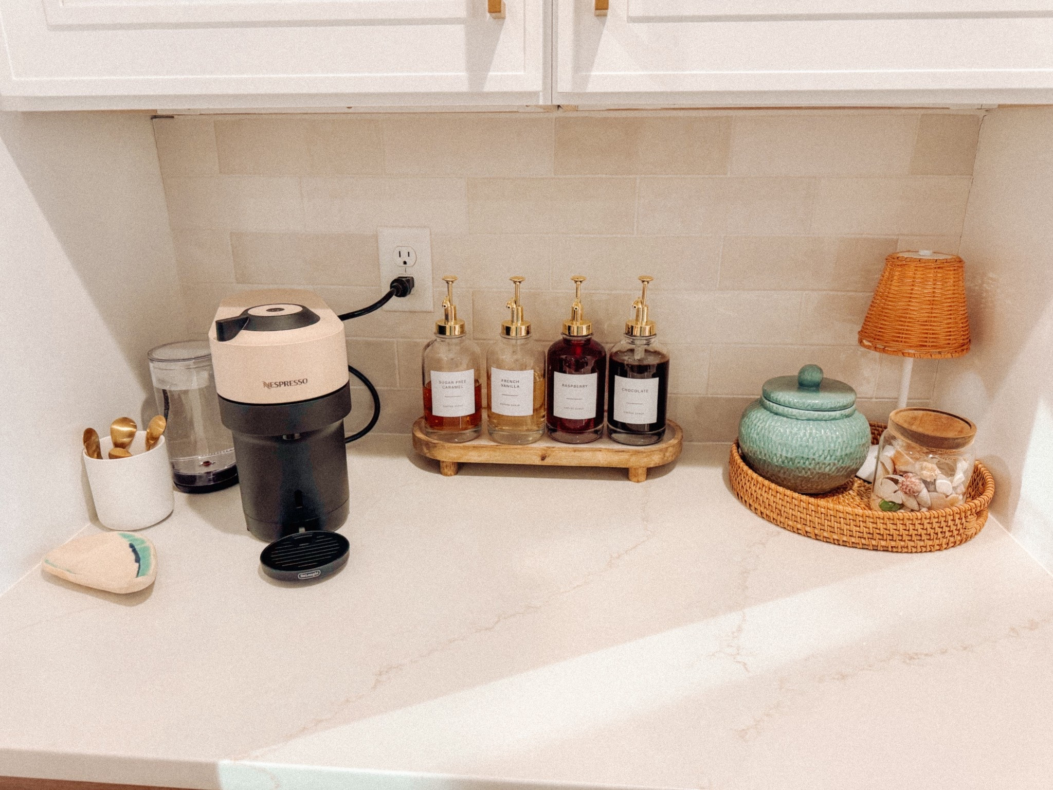 Cozy coastal coffee bar ☕️✨

Perfect inspiration for a minimalist coffee bar, small kitchen counter styling | light & airy kitchen decor

#LTKSaleAlert #LTKvlog #LTKHome