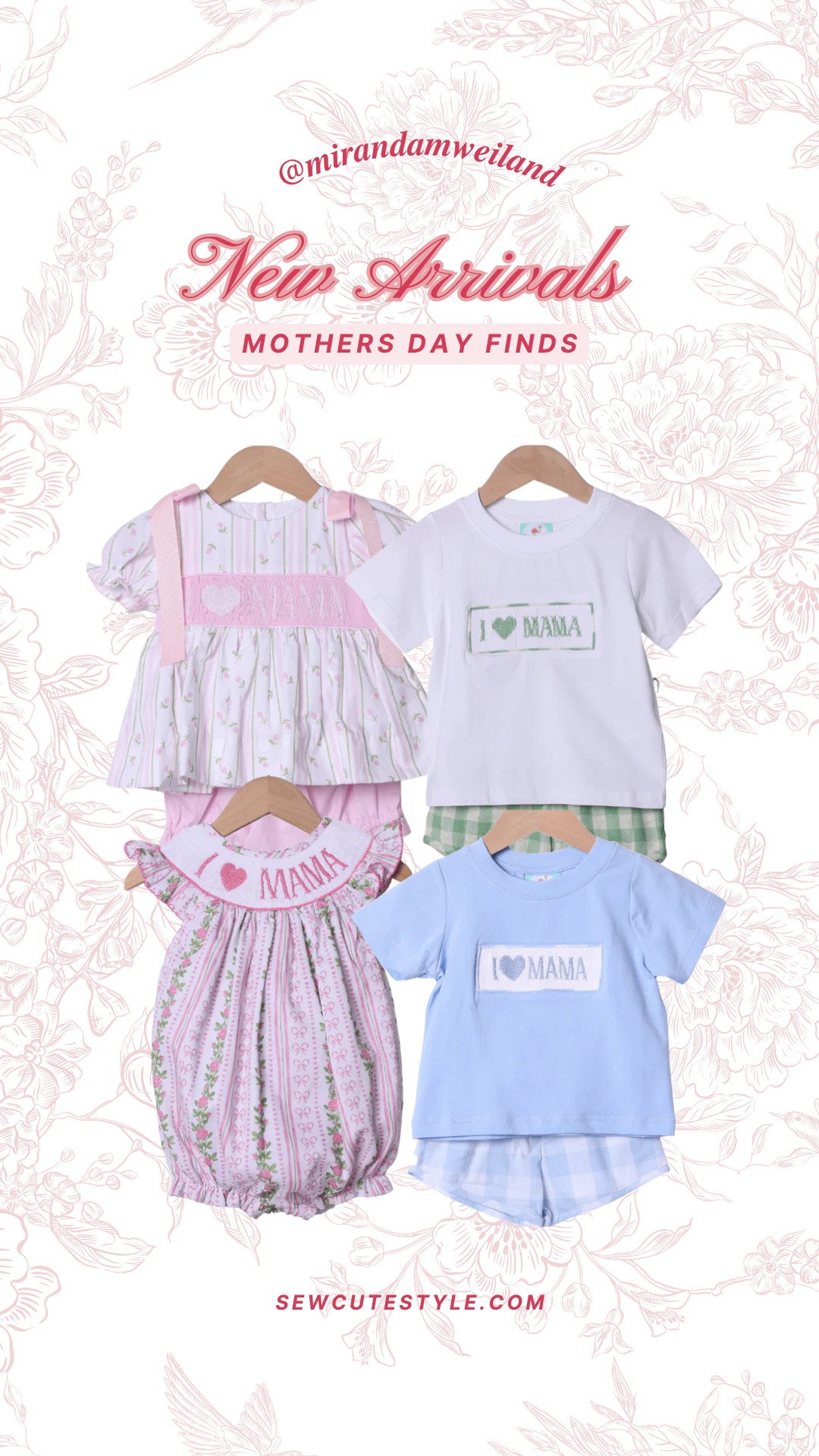 Mother’s Day outfit ideas for your littles 💐 sweetest dresses, soft pastels, and the cutest sets for celebrating with your babies & kids 🤍 perfect for brunch, church, or family photos

mommy & me style / baby girl outfits / toddler outfits / kids spring fashion / Mother’s Day outfits / pastel outfits / floral dresses / matching outfits / family photos outfits / spring style / girls dresses / boys spring outfits / baby fashion / 

#LTKKids #LTKmomlife #LTKBaby