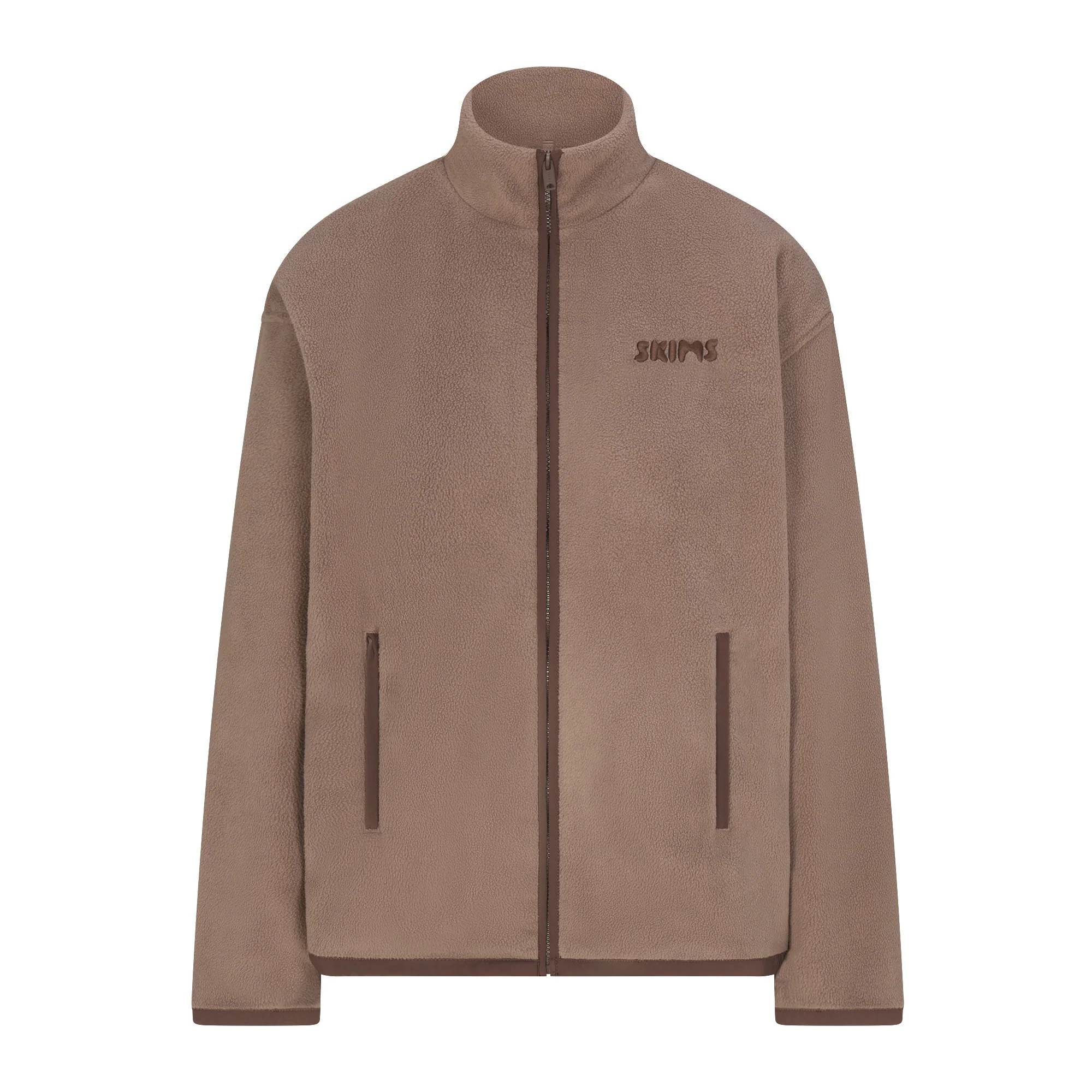 mock neck zip up jacket | SKIMS (US)