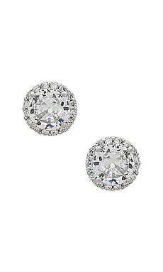 SHASHI Halo Studs in Silver from Revolve.com | Revolve Clothing (Global)