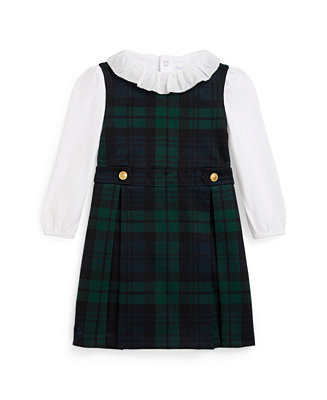 Baby Girls 2-Piece Ponte Roma Bodysuit and Dress Set | Macy's