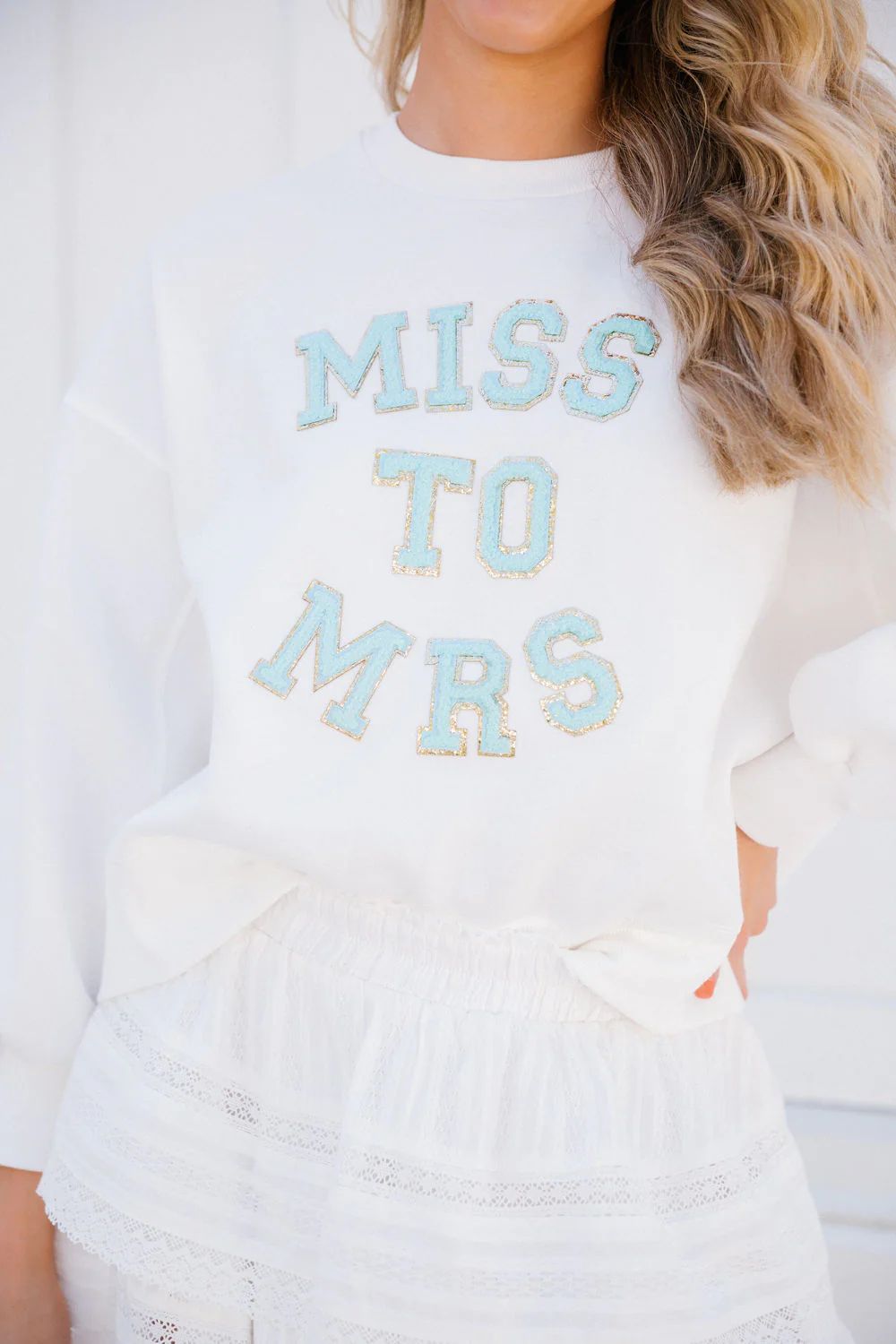 MISS TO MRS WHITE PULLOVER | Judith March