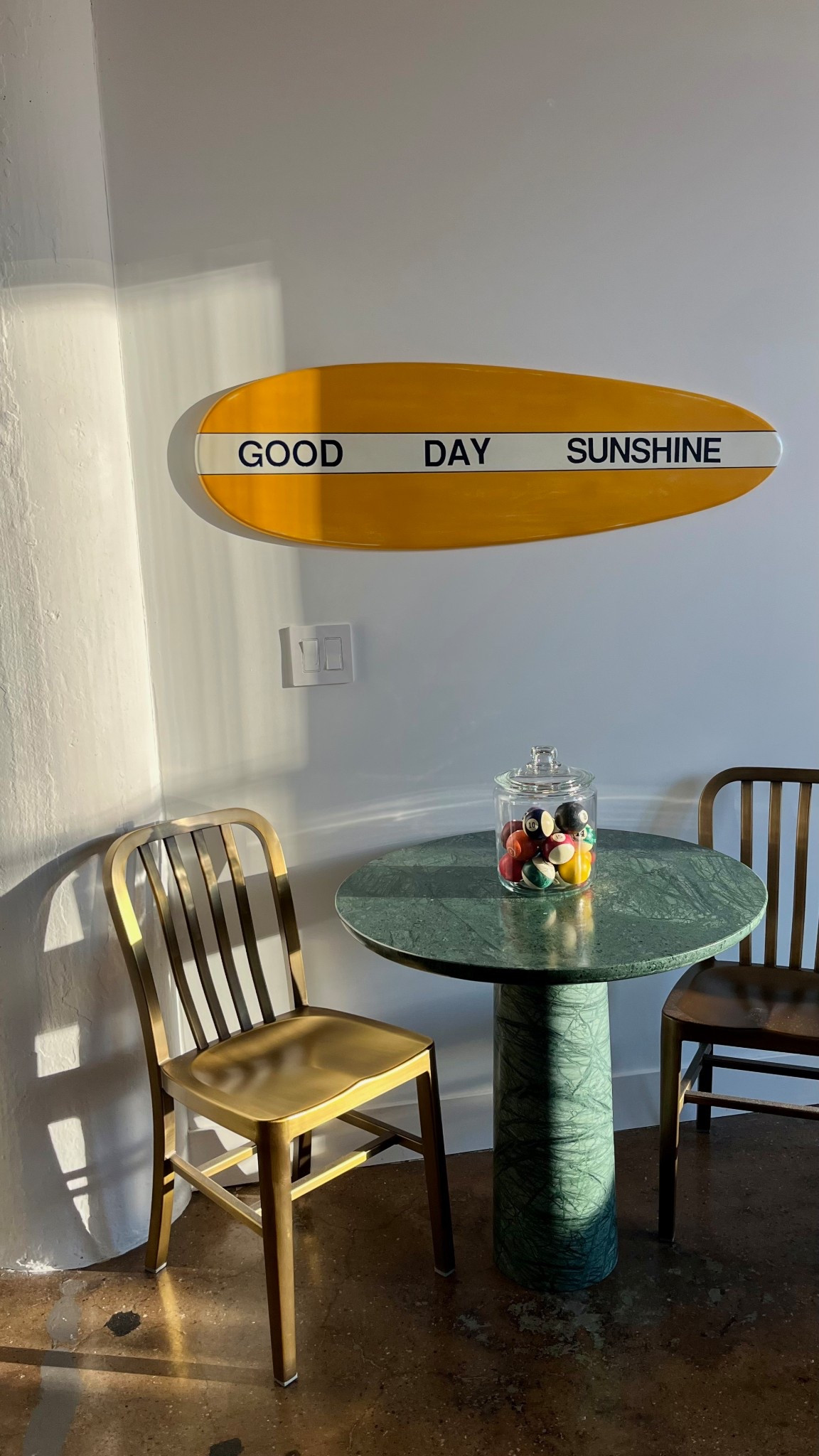 Good Day Sunshine Surfboard Wall Art