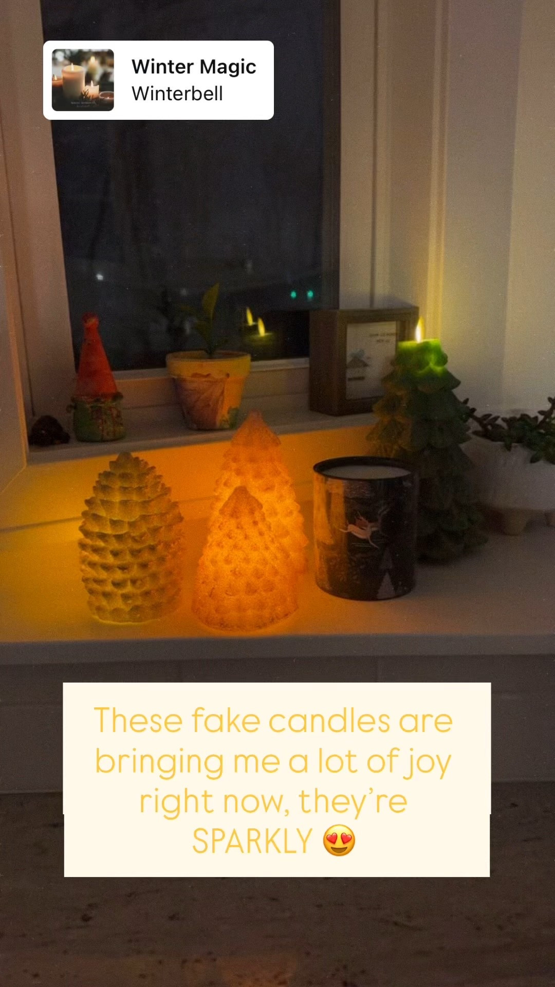 These battery powered candles are making my house feel so cozy and they’re SPARKLY so they’re beautiful all day too! 

#LTKHome #LTKHoliday #LTKGiftGuide