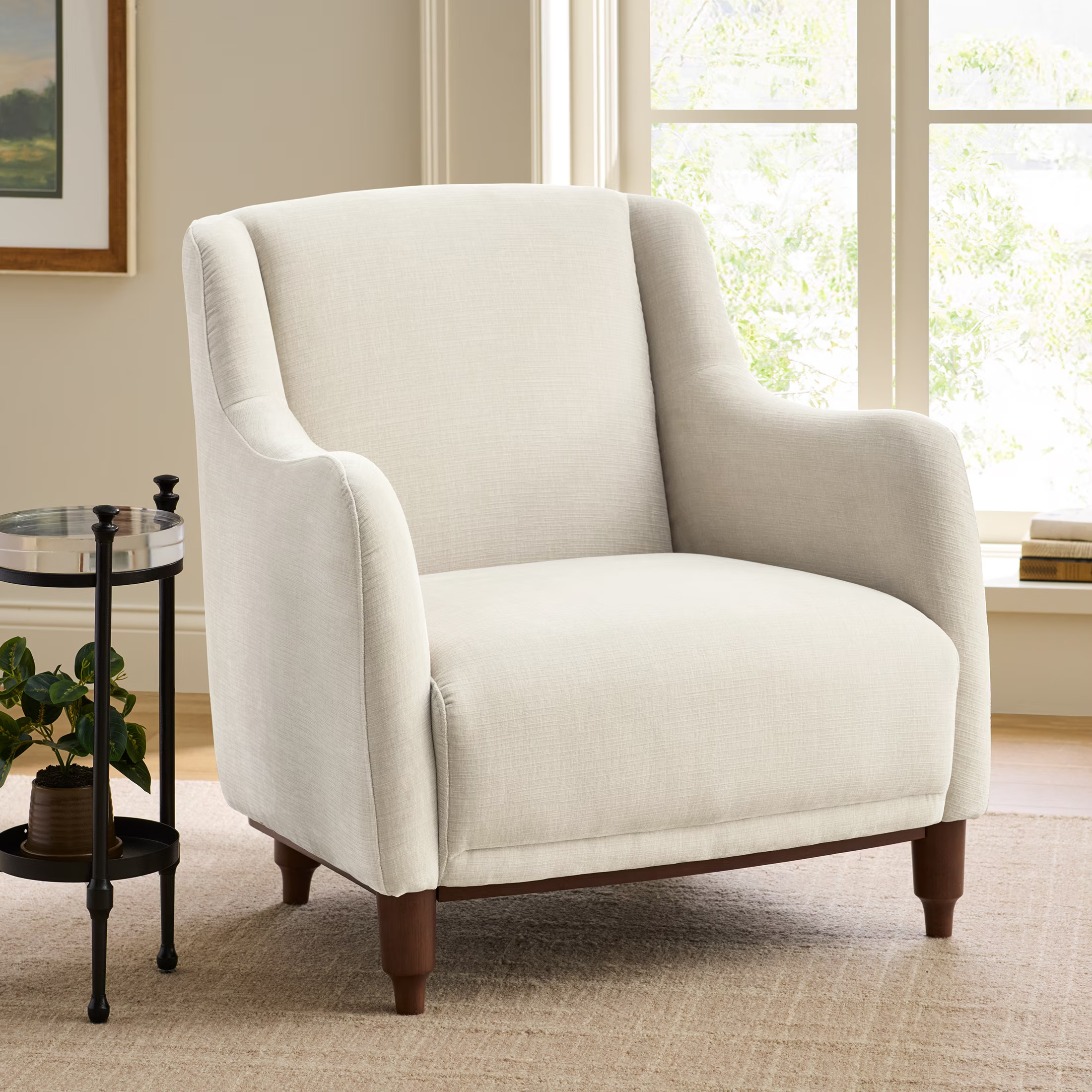 Better Homes & Gardens Ambrose Accent Chair, Coffee Velvet | Walmart (US)