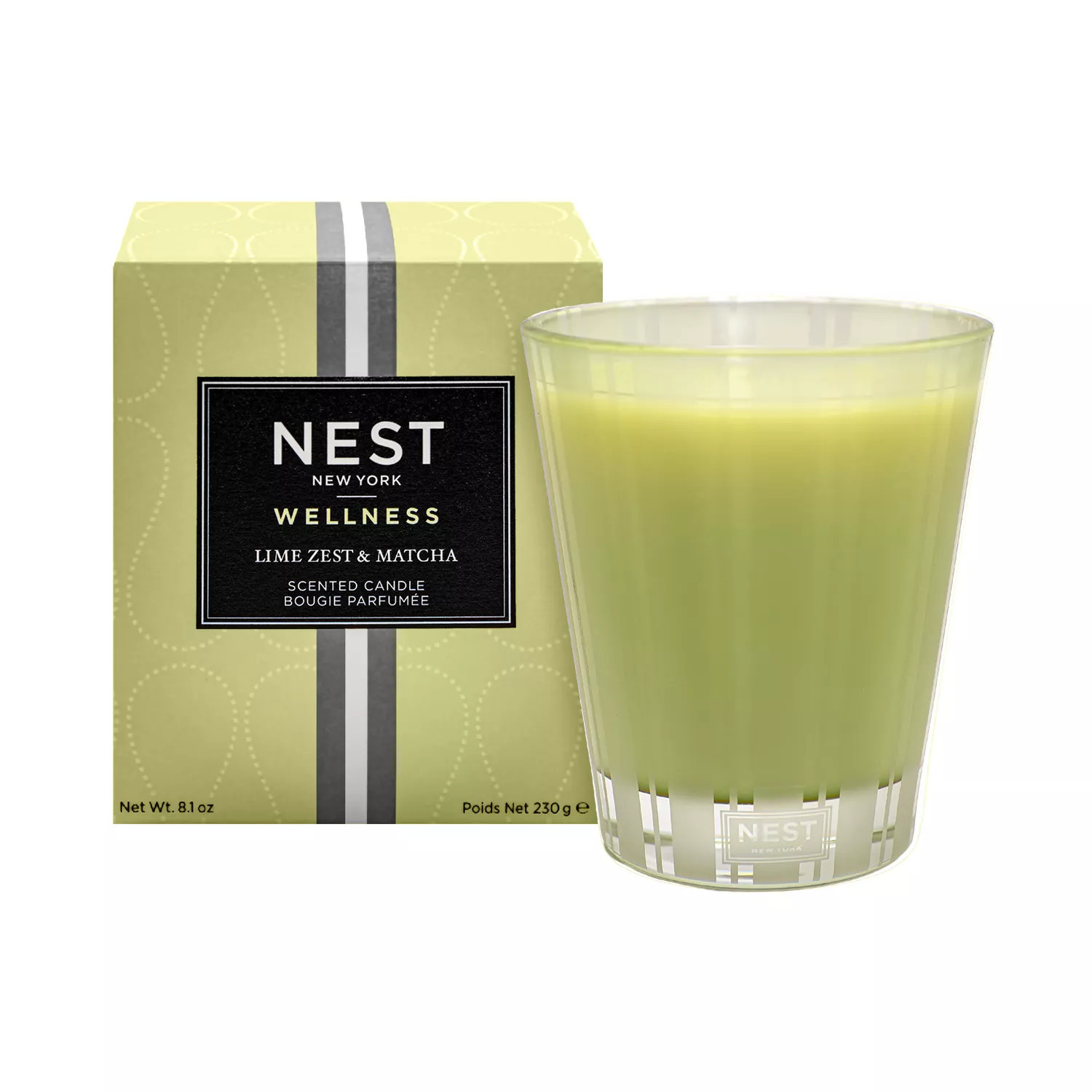 Nest New York Himalayan Salt & Rosewater Classic Candle 8.1 oz:- Lime Zest & Matcha | Sam's Club
