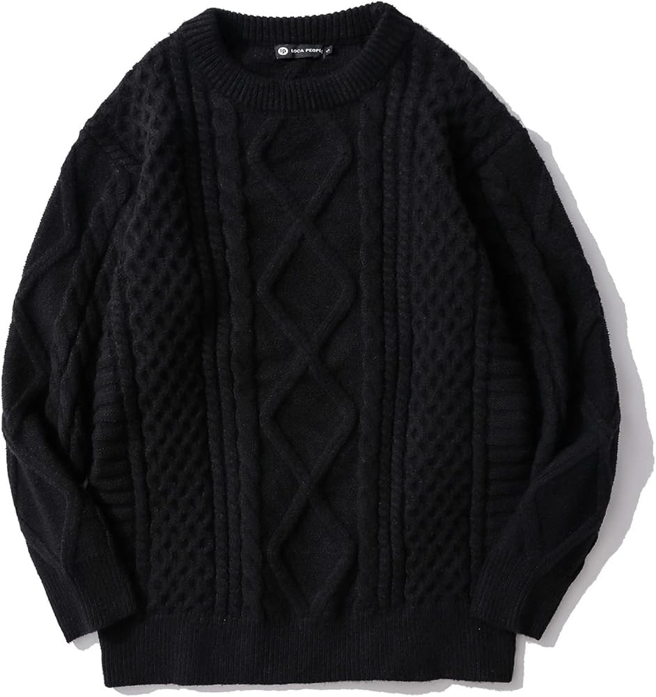 Vamtac Womens Oversized Sweaters Cable Knit Long Sleeve Loose Casual Pullover Sweater | Amazon (US)