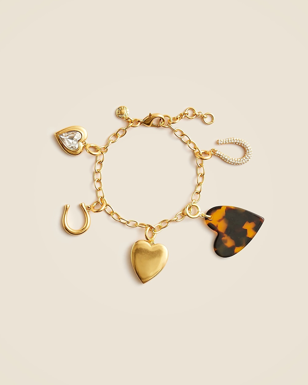 Heart charm bracelet | J. Crew US