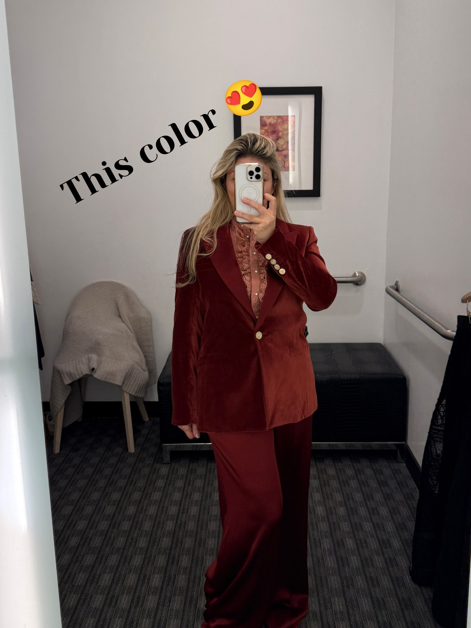 Literally my favorite outfit of the season! Gorgeous fabric and fit…obsessed ♥️

#LTKootd #LTKHoliday #LTKOver40