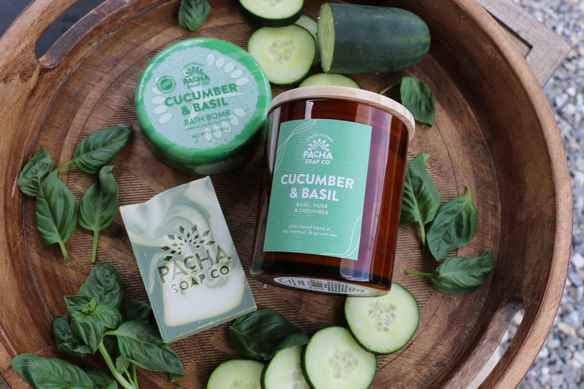 Pacha’s newest scent: Cucumber & Basil soap, candle and bath bomb 😍 These smell incredible! Naturally derived ingredients 🤩 

#LTKHome #LTKFamily #LTKBeauty