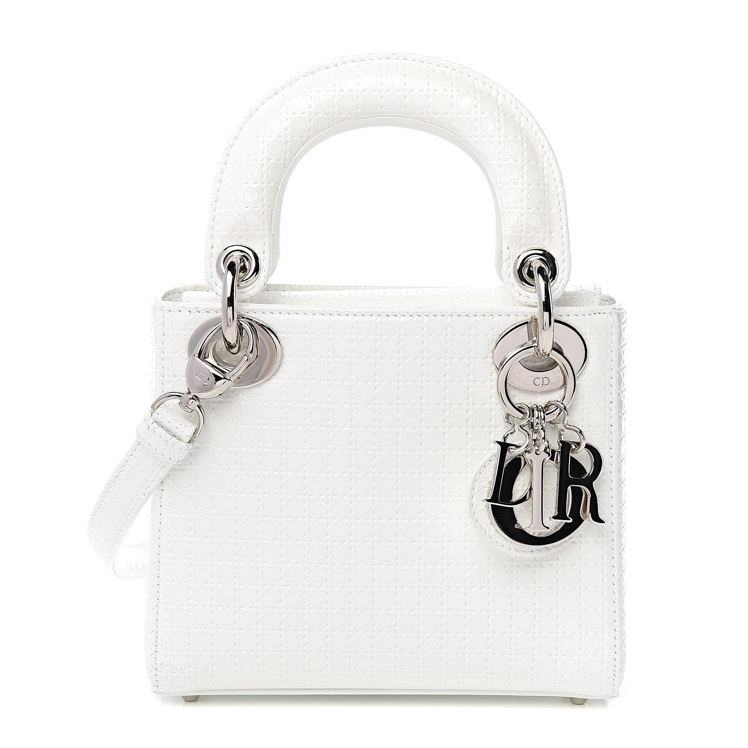 CHRISTIAN DIOR

Micro-Cannage Mini Lady Dior White | Fashionphile