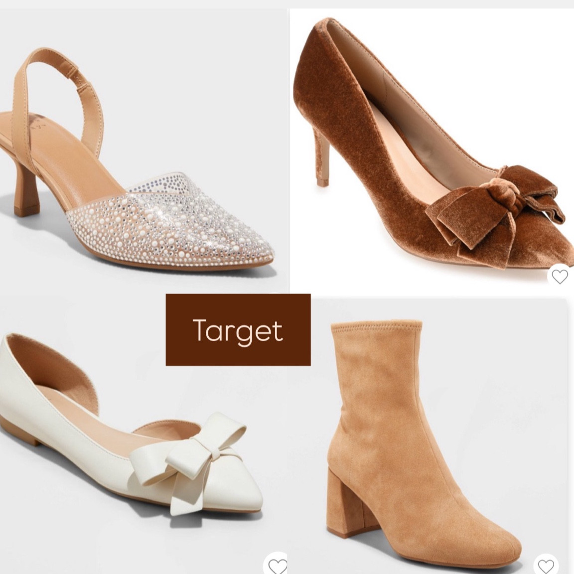 Target shoe picks for warm toned seasons

#hocautumn
#hocspring
#trueautumn
#truespring
#datkautumn
#softautumn
#lightspring

#LTKHoliday #LTKShoeCrush #LTKStyleTip